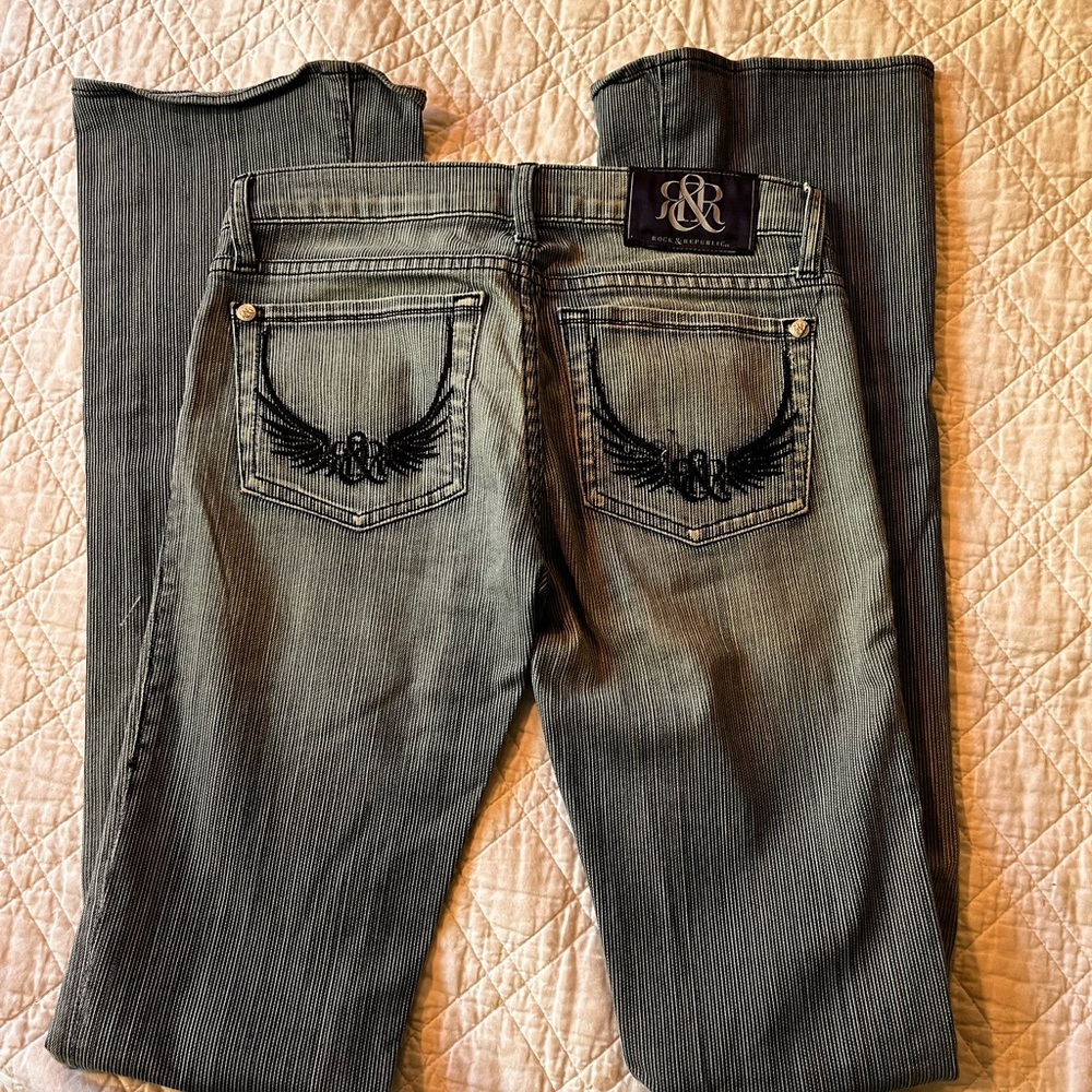 Rock & Republic sexy low rise jeans 🎸🎸🎸 - Picture 6 of 9
